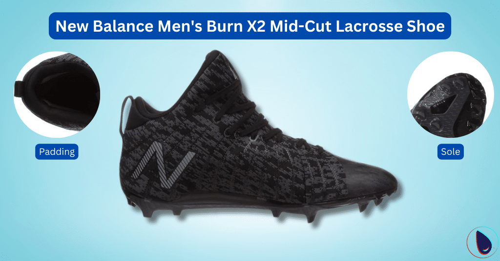 new balance burn x2 low cut men's lacrosse cleats white