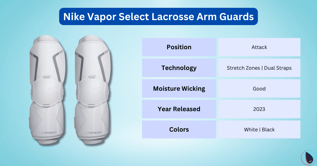 Nike Vapor Select Lacrosse Arm Guards