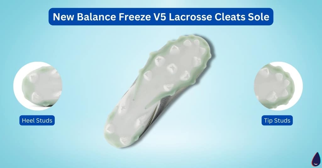 New Balance Freeze V5 Lacrosse Cleats Sole