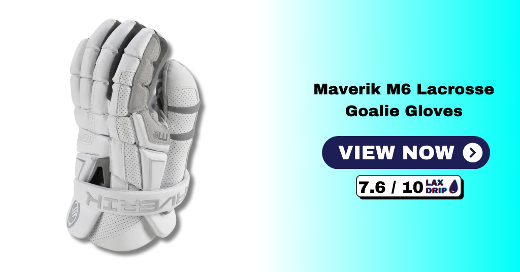 Maverik M6 Lacrosse Goalie Gloves