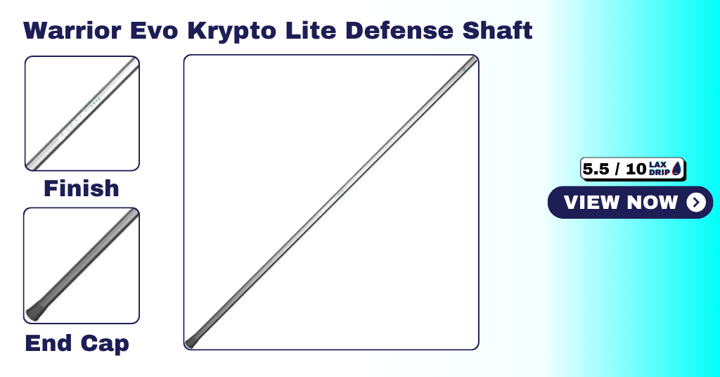 Warrior Evo Krypto Lite Defense Lacrosse Shaft