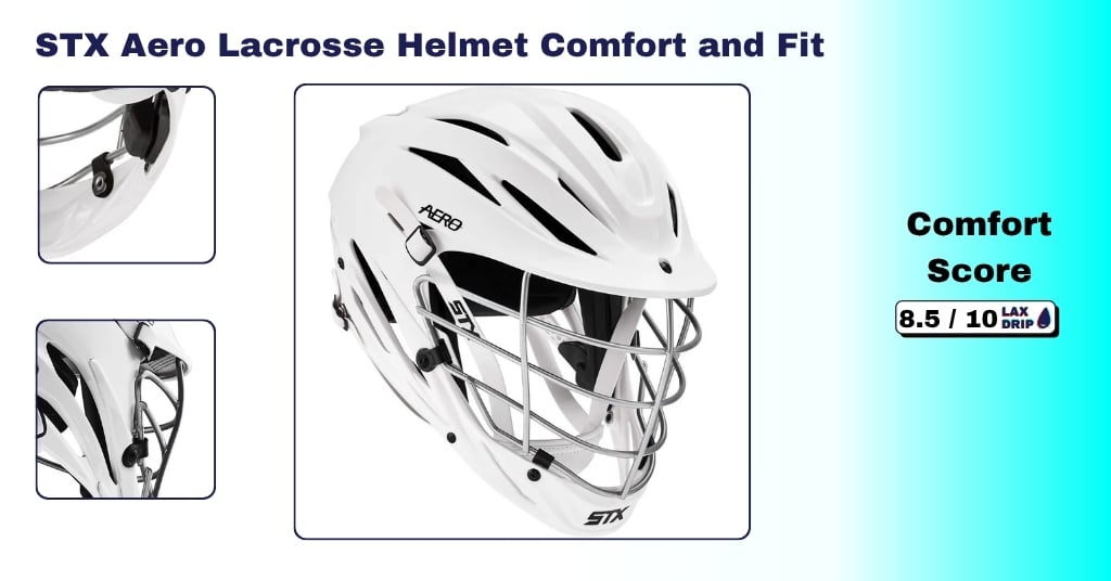STX Aero Lacrosse Helmet Comfort and Fit
